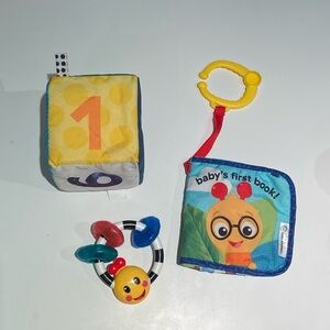 3 for $10 - Einstein toys - Baby's First Book and Teether Set of 2